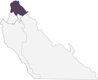 District 2 County Map Outline