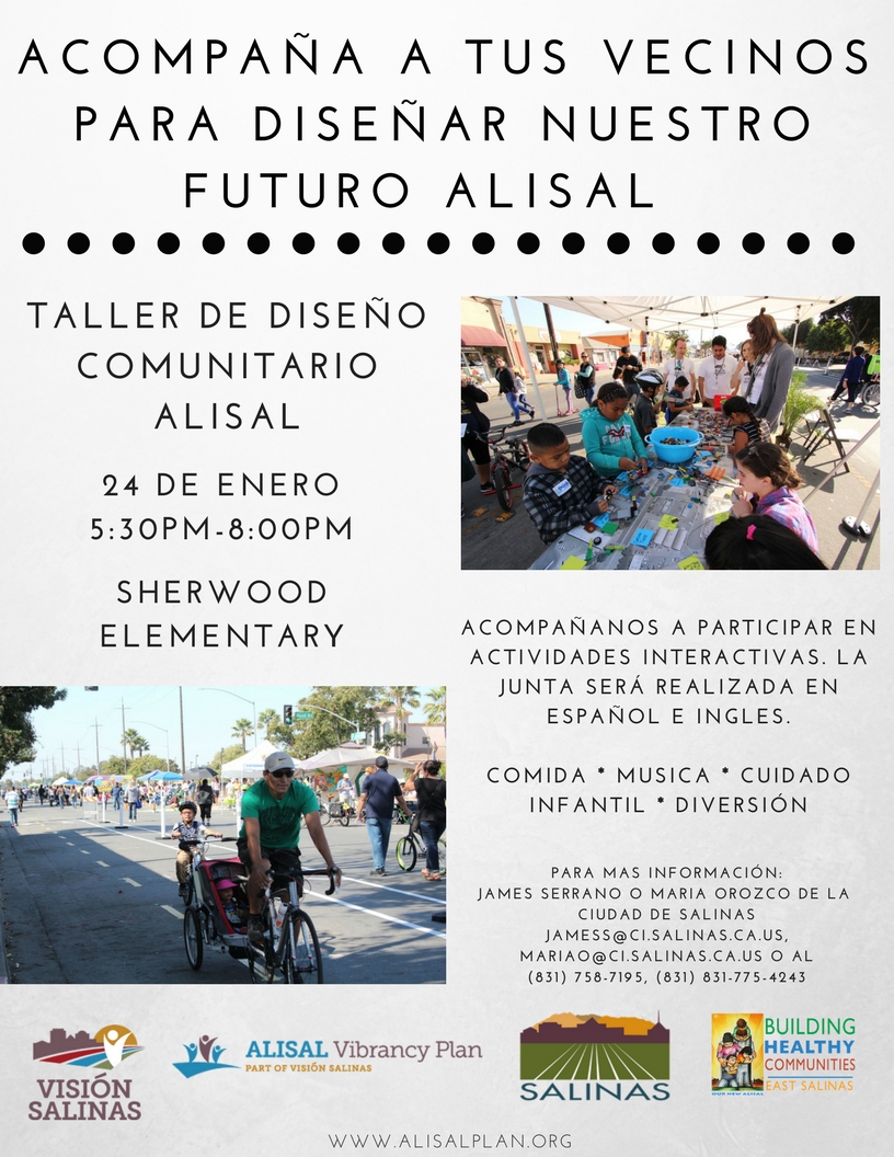 Volante_taller de diseno comunitario del Alisal