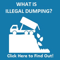 illegal dumping and littering button nt