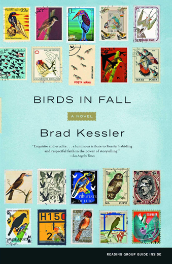 book cover Birds in Fall a novel by Brad Kessler