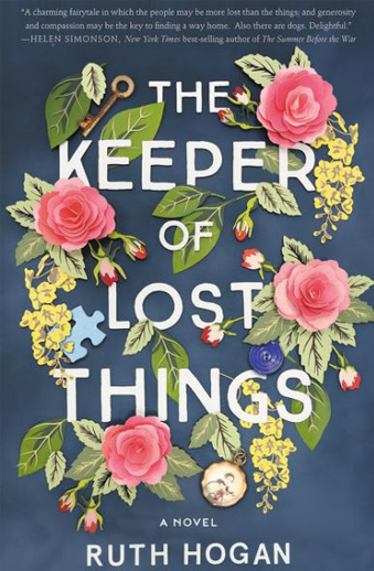 Book cover titled The Keeper of Lost Things: a novel by Ruth Hogan