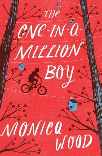 Book cover titled The One-in-a-Million Boy by Monica Wood