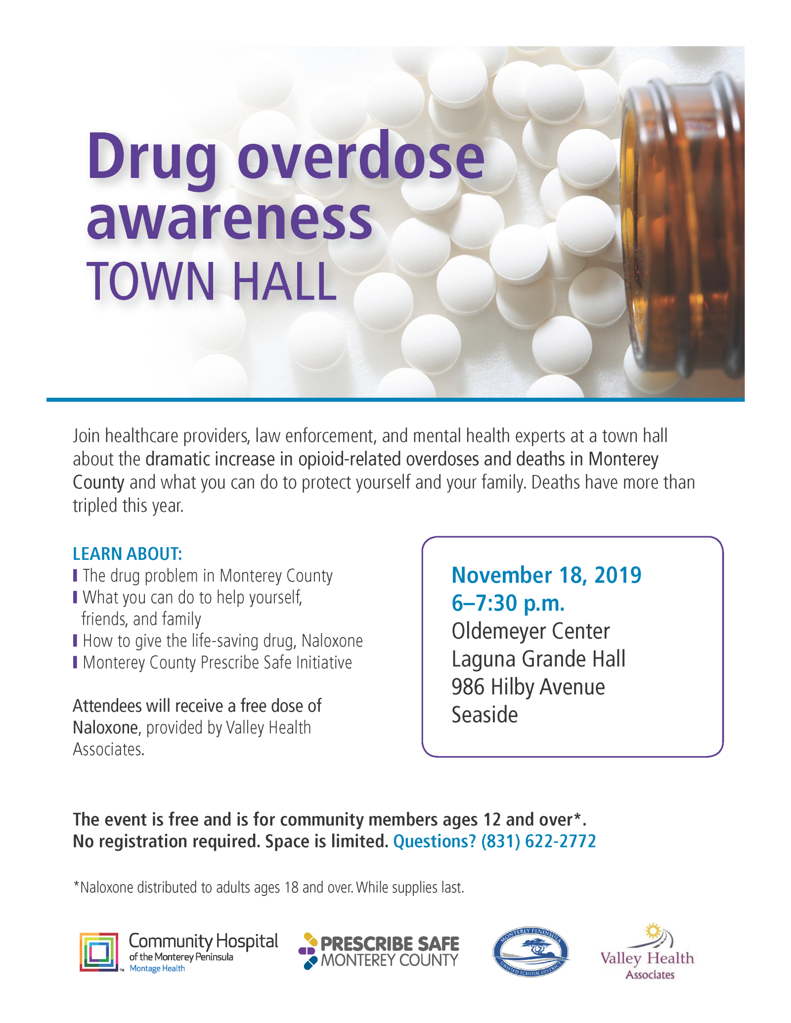 Drug Overdose Awareness Town Hall 11 18 19