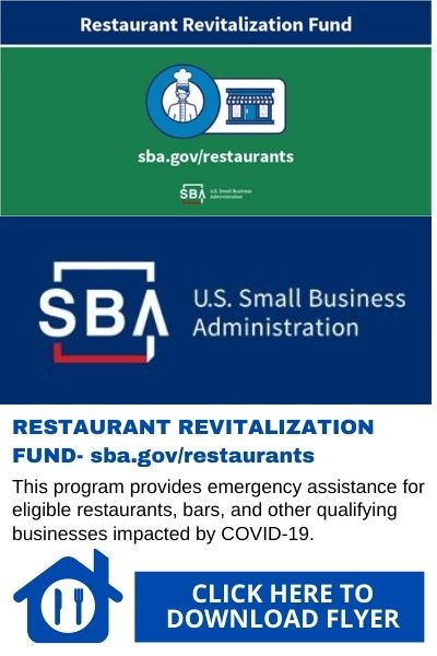 SMALL Restaurant Revitalization Fund