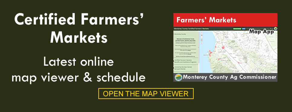 Infographic: Certified Farmers' Markets map viewer banner link