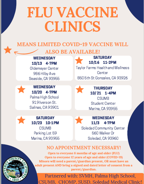 Flu clinics ENG