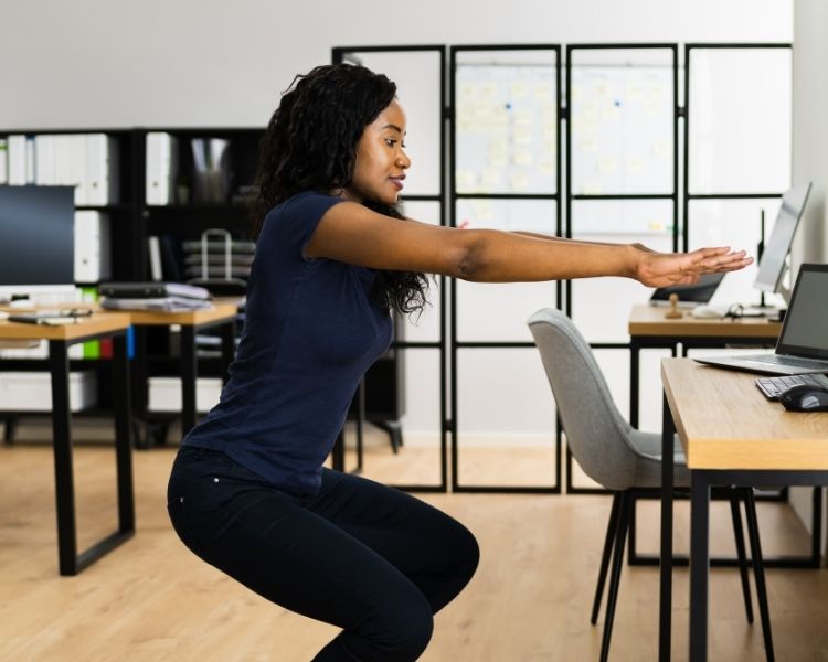 Health resources - workout at desk