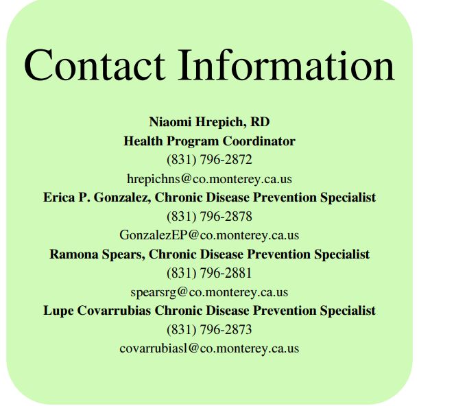 Contact Information