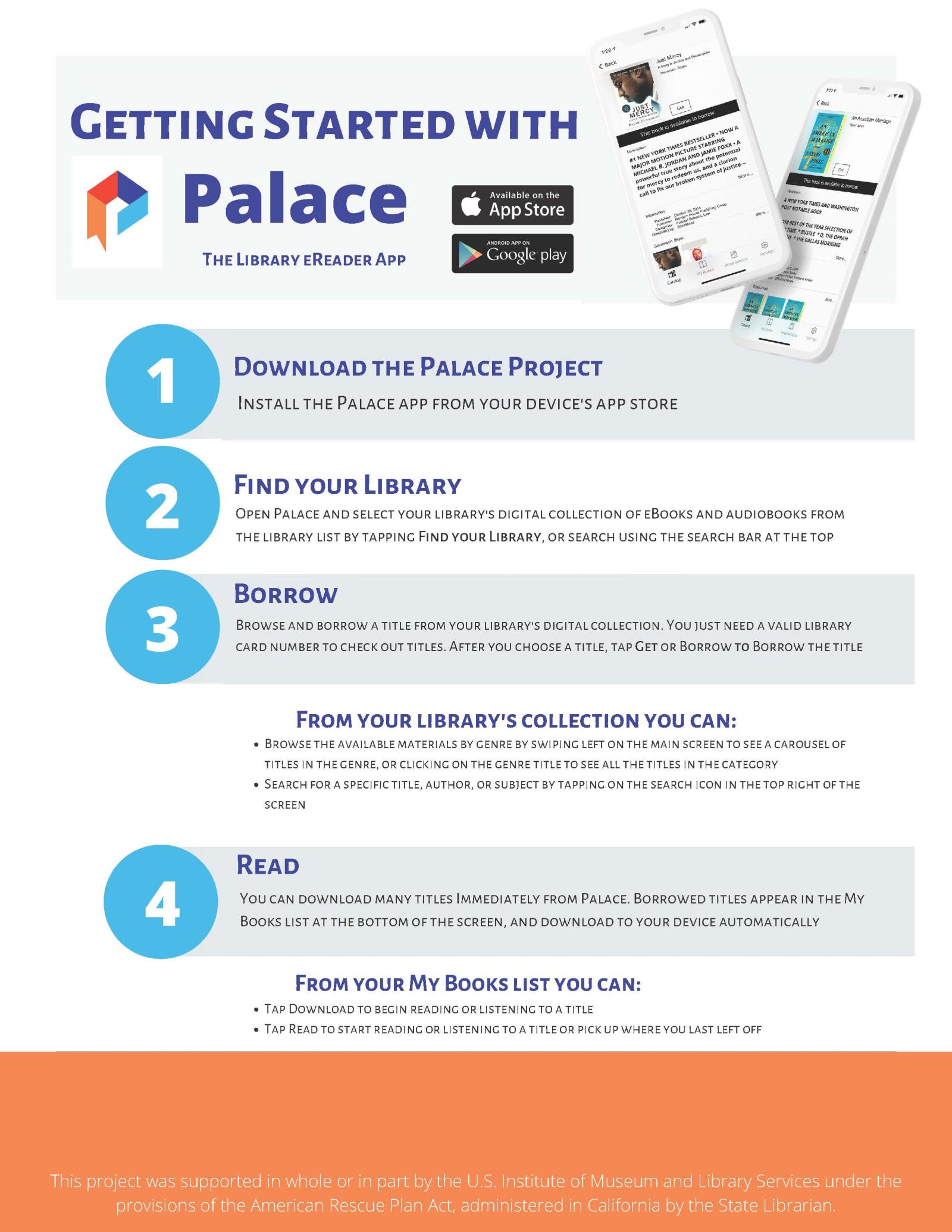 palace ereading app project