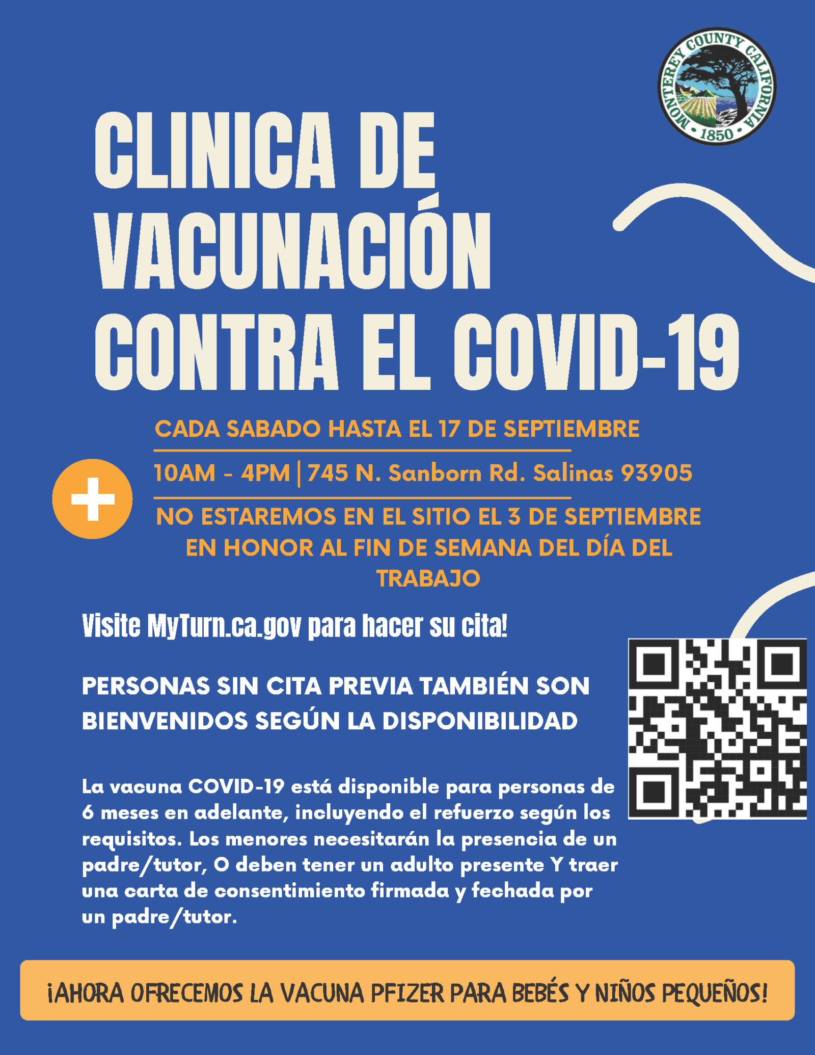 Bread Box Clinic Flyer Spanish