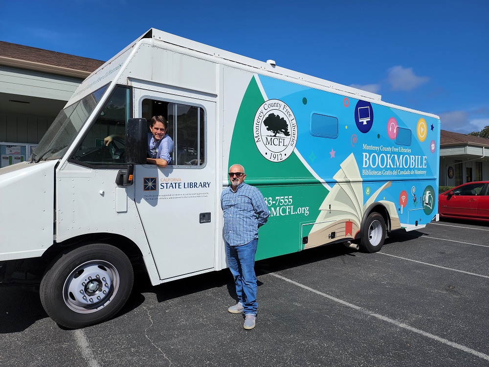 North Bookmobile with Scott and Joseantonio