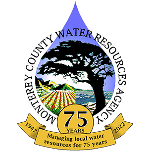 Water Resources Agency 75th Anniversary Logo