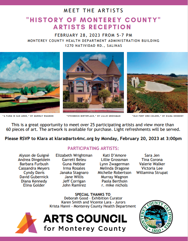 Artists Reception Flier 28Feb23