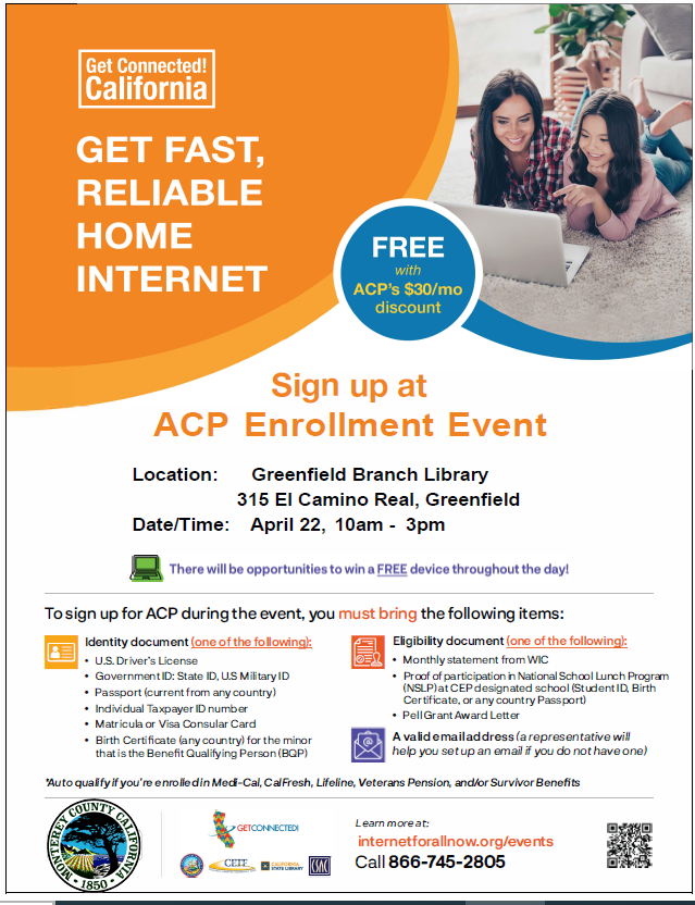 ACP Enrollment Event Greenfield