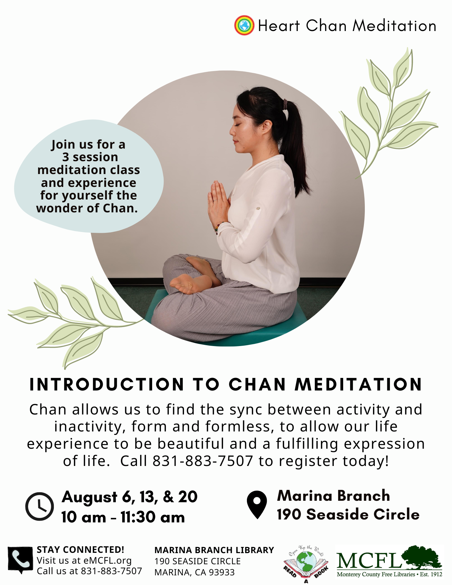 Heart Chan Meditation Flyer 