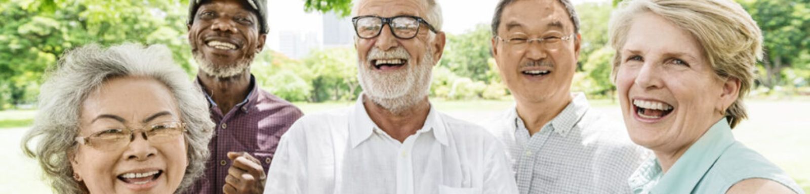 Brain Health banner image showing older individuals