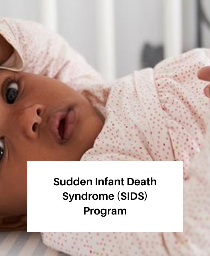 Home page banner for MCAH-SIDS program