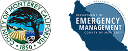 County of Monterey and Department of Emergency Managment dual logo