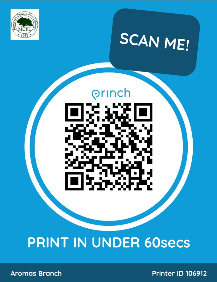 MCFL Princh 60 Second Print QR Code