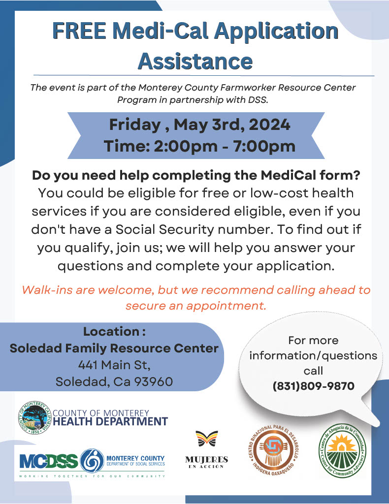 FREE medi-cal assistance ENG