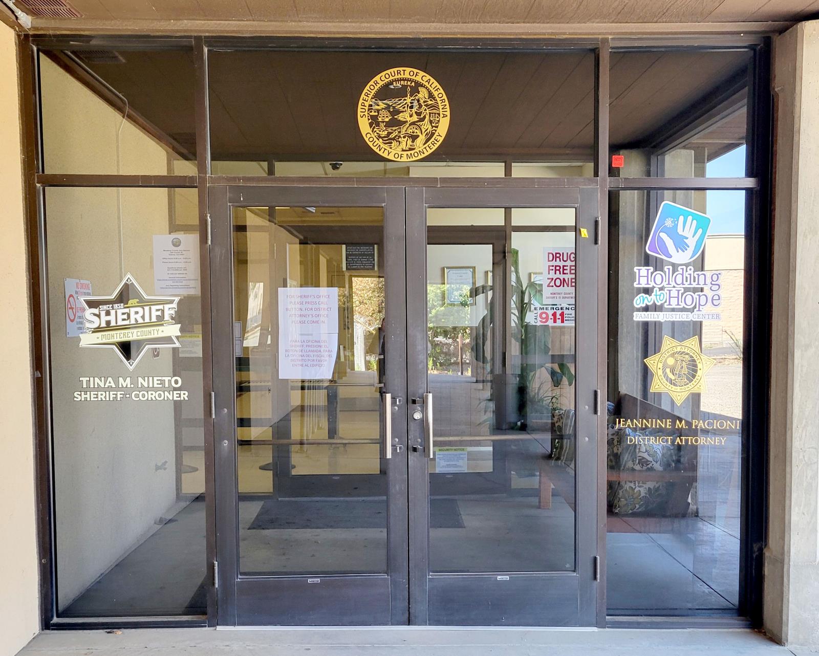 photo of front entrance to office building for Holding-on-to-Hope