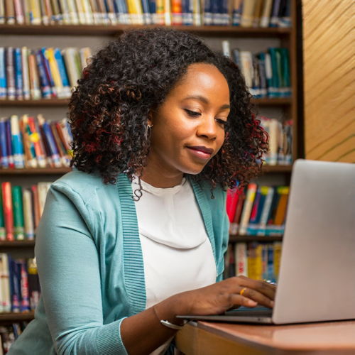 Woman on laptop