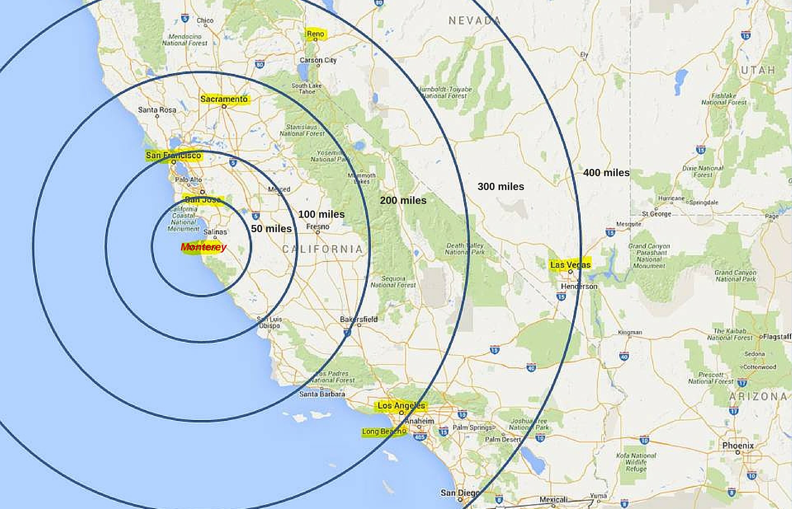 Monterey Co Distance Ring