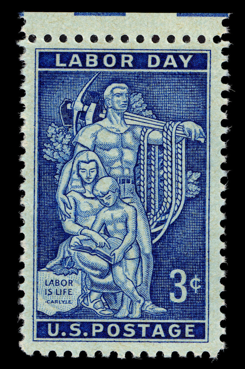 labor day 3 cent stamp