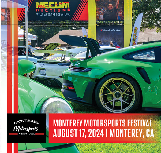 2024 August 17th Monterey Motorsports Festival Advertisement