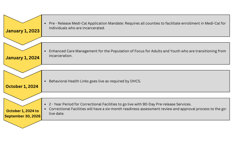 CALAIM_2024 Initiative Timeline