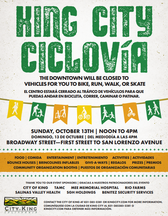 CicloVia King City October 12