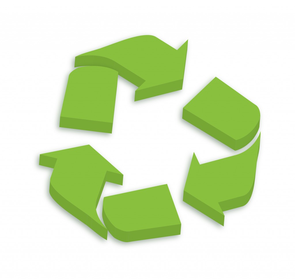 3D Recycling Logo